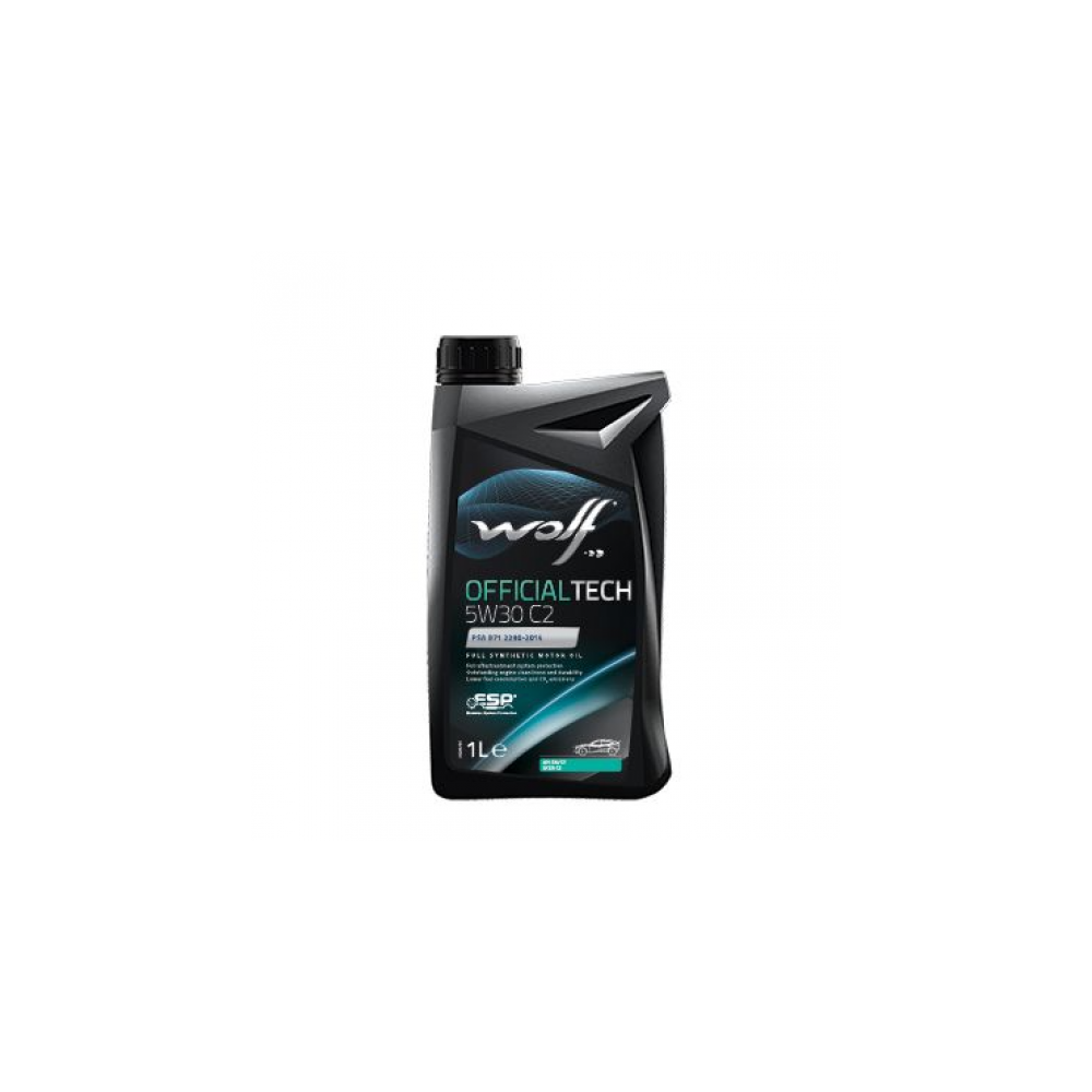 Moottoriöljy WOLF OFFICIALTECH 5W30 C2 1L
