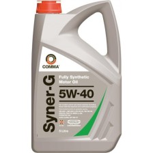 Moottoriöljy COMMA SYNER-G 5W40 5L
