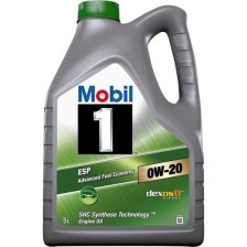 Moottoriöljy MOBIL 0W20 ESP X2 5L