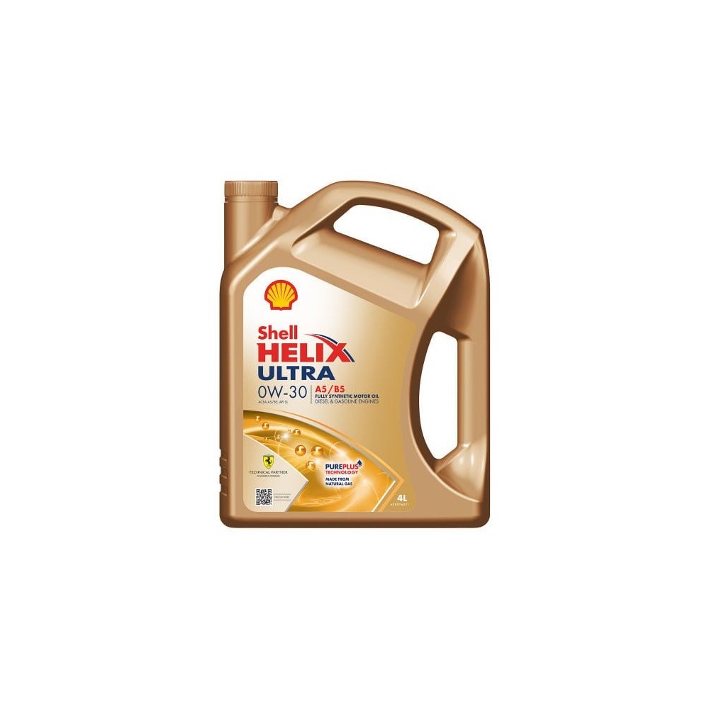 Moottoriöljy SHELL HELIX ULTRA A5/B5 0W30 4L