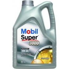 Moottoriöljy MOBIL 5W20 SUPER 3000 FORMULA F 5L