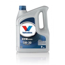 Moottoriöljy VALVOLINE 5W30 SYNPOWER ENV C2 4L