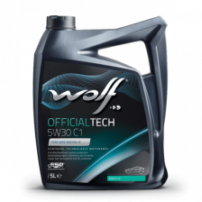 Moottoriöljy WOLF OFFICIALTECH 5W30 C1 5L