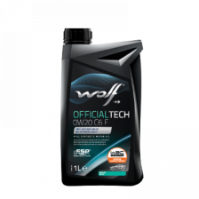 Moottoriöljy WOLF OFFICIALTECH 0W20 C6 F 1L