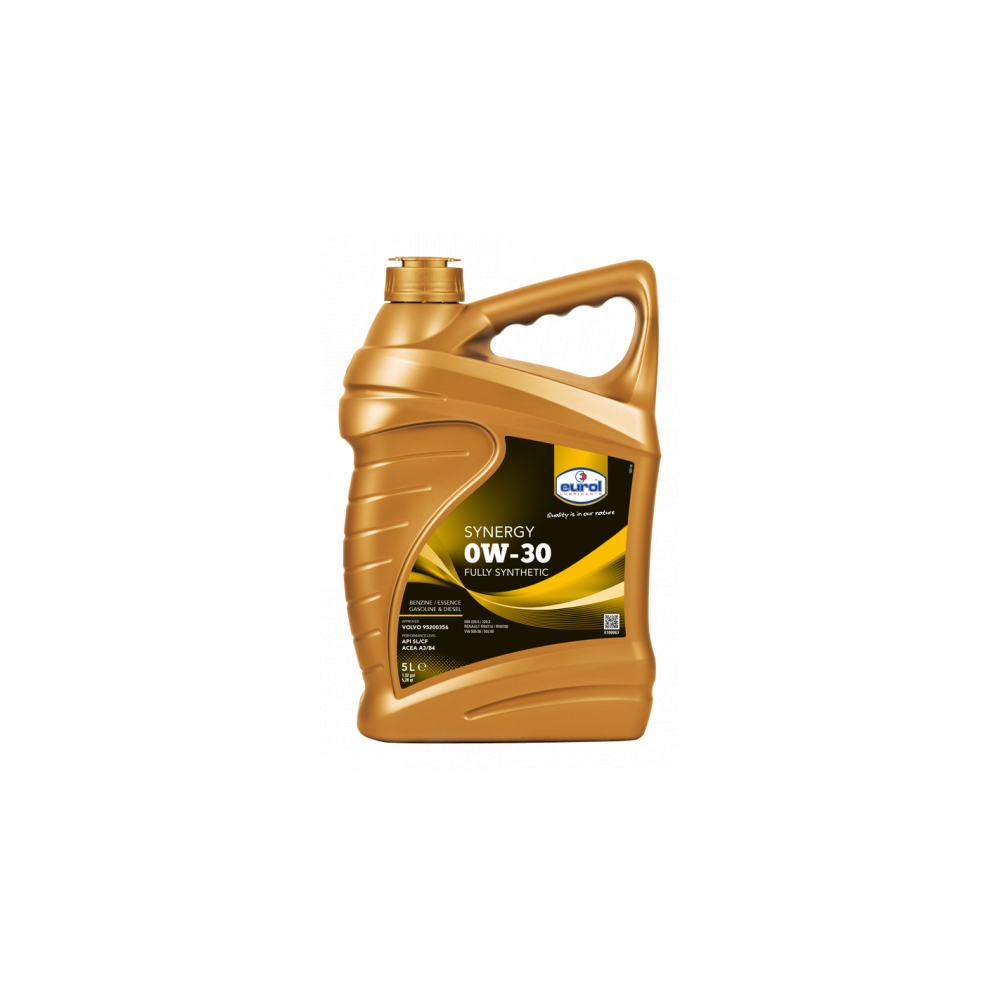 Moottoriöljy EUROL 0W30 SYNERGY 5L