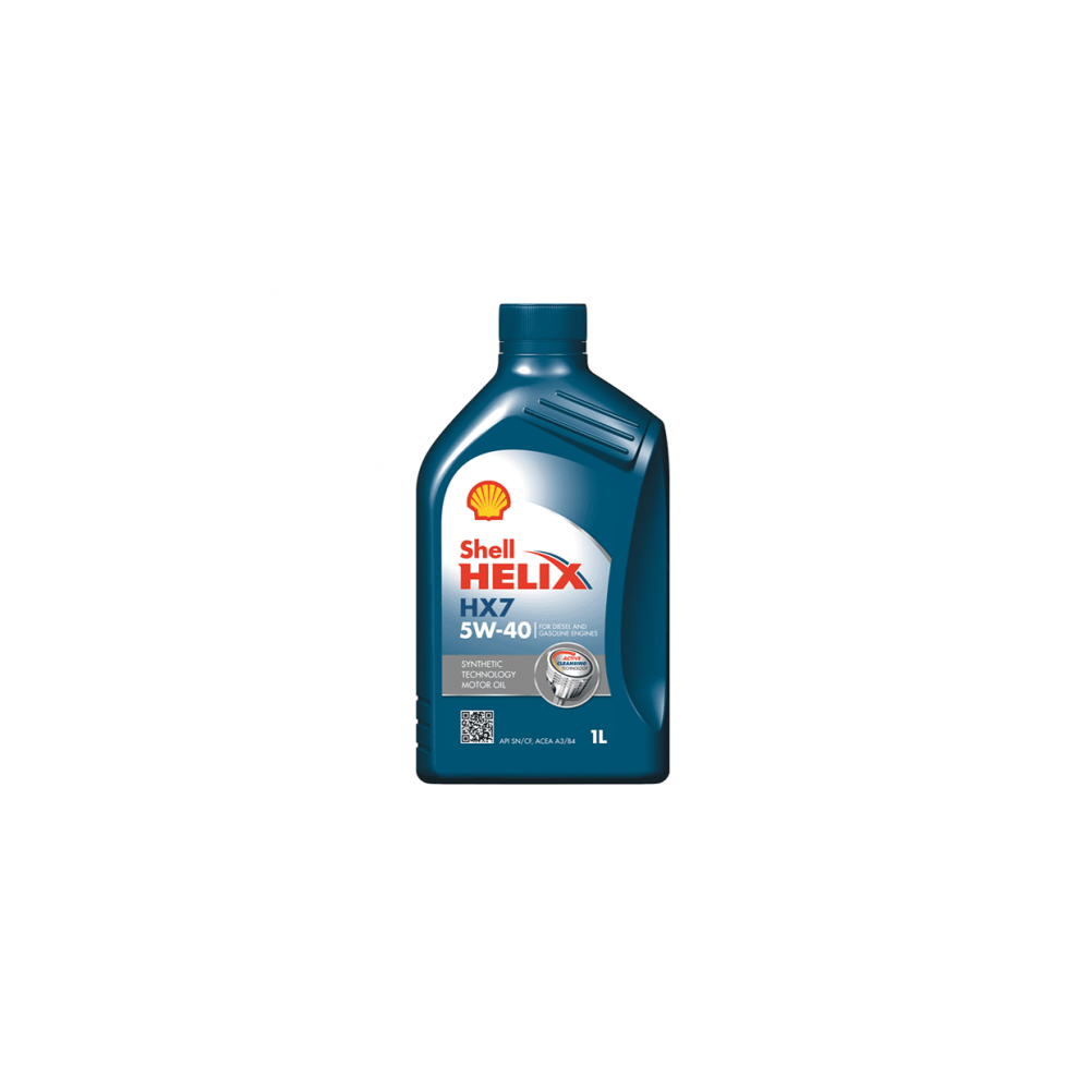 Moottoriöljy SHELL HELIX HX7 5W40 1L