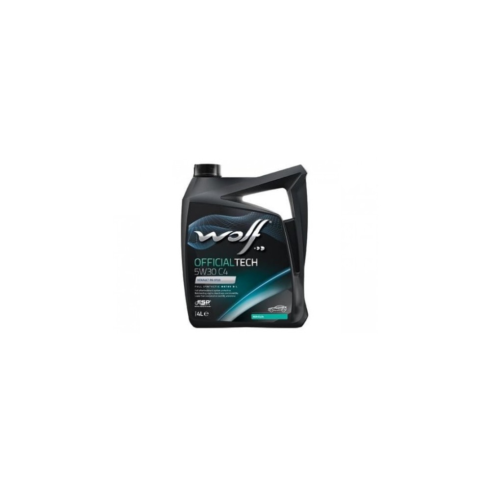 Moottoriöljy WOLF OFFICIALTECH 5W30 C4 4L