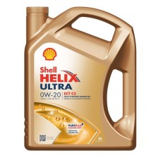 Moottoriöljy SHELL HELIX ULTRA ECT C5 0W20 5L