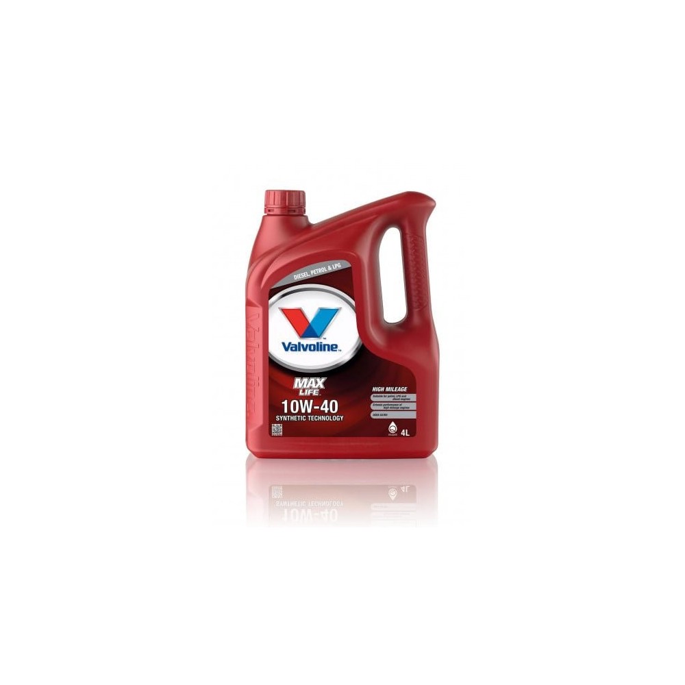 Moottoriöljy VALVOLINE 10W40 MAXLIFE A3 4L