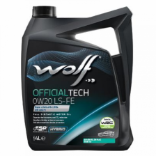 Moottoriöljy WOLF OFFICIALTECH 0W20 LS-FE 4L