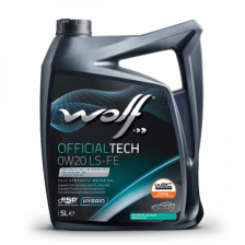 Moottoriöljy WOLF OFFICIALTECH 0W20 LS-FE 5L