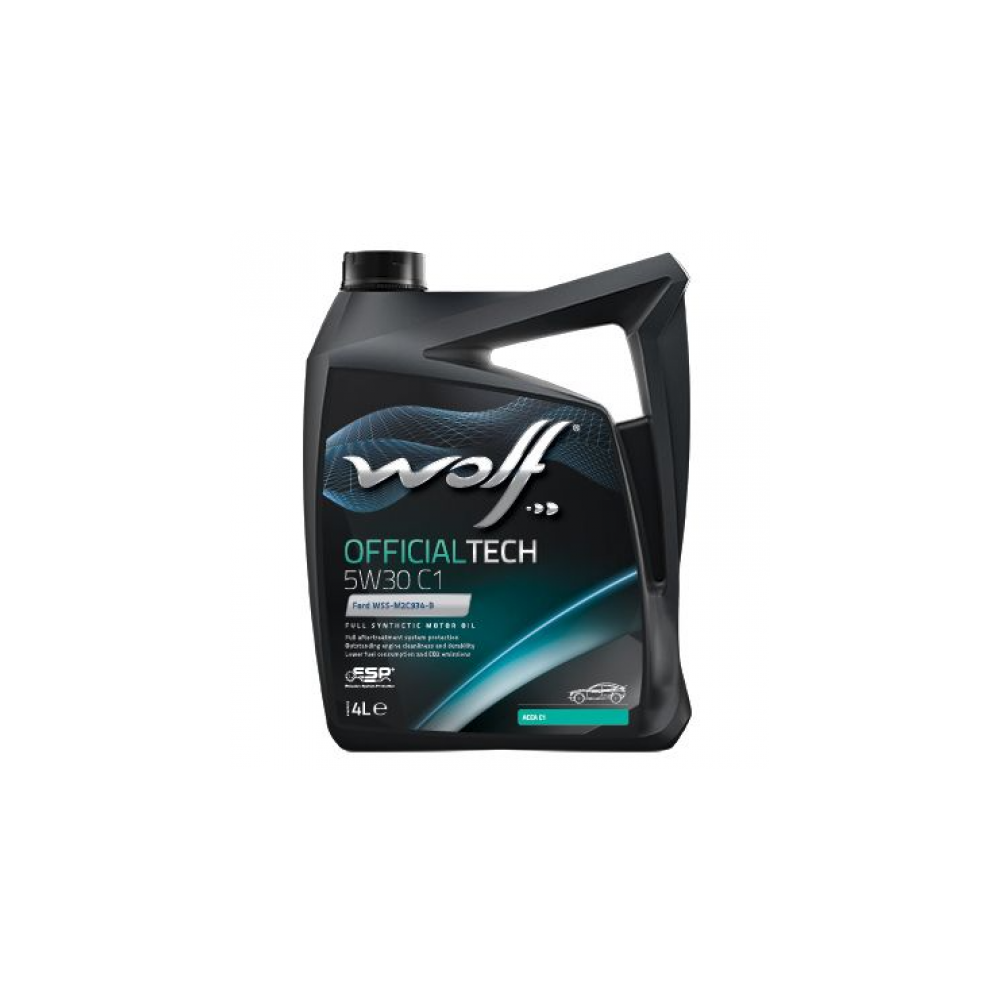 Moottoriöljy WOLF OFFICIALTECH 5W30 C1 4L