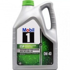 Moottoriöljy MOBIL 0W40 ESP X4 5L