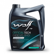 Moottoriöljy WOLF OFFICIALTECH 0W30 MS-BHDI 5L