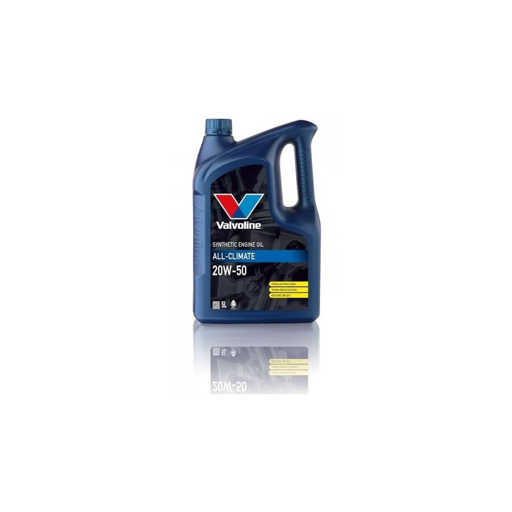 Moottoriöljy VALVOLINE 20W50 ALL-CLIMATE 5L