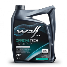 Moottoriöljy WOLF OFFICIALTECH 0W20 C5 P 5L