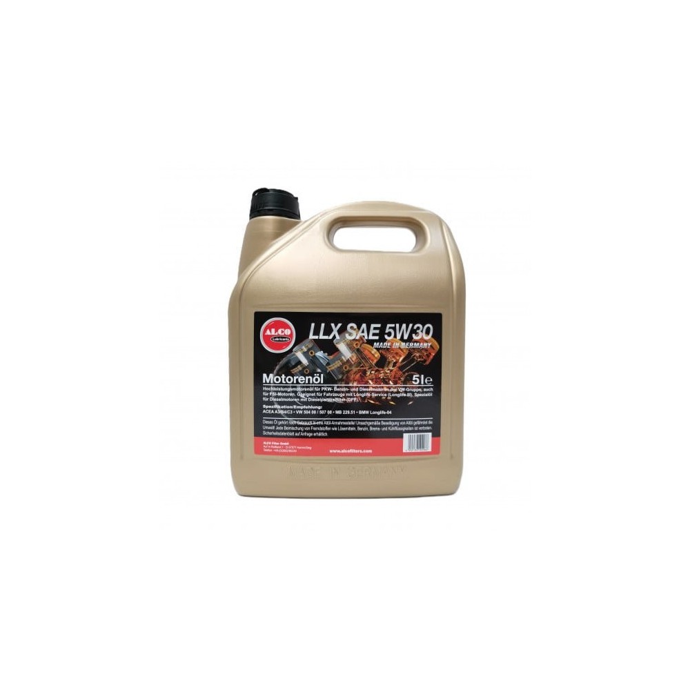 Moottoriöljy ALCO FILTER LLX 5W30 5L