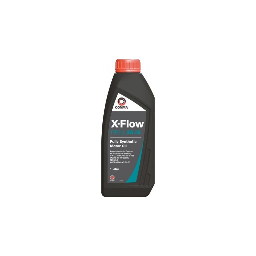Moottoriöljy COMMA X-FLOW TYPE-LL 5W30 1L