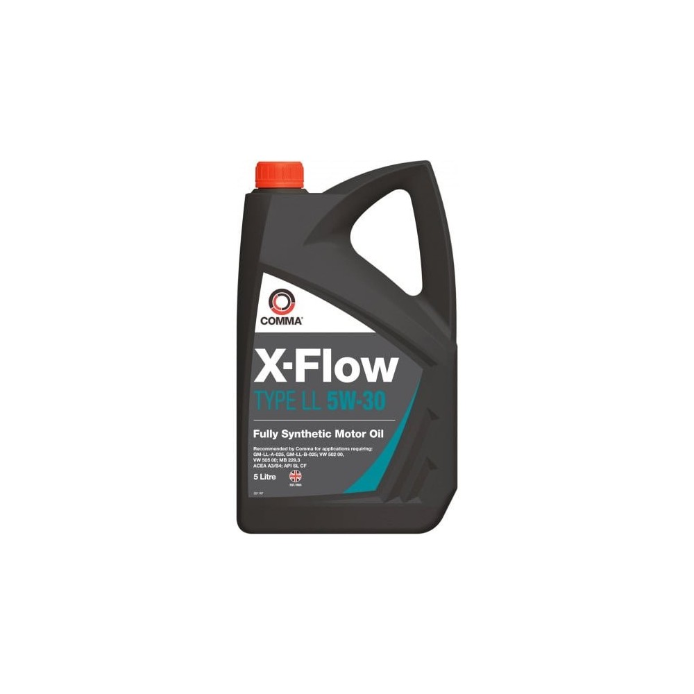 Moottoriöljy COMMA X-FLOW TYPE-LL 5W30 5L