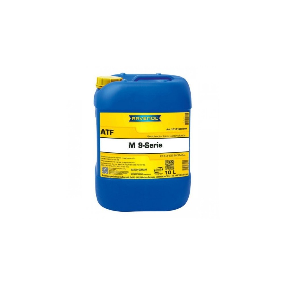 Automaattivaihteistoöljy RAVENOL ATF M 9-Series 10L