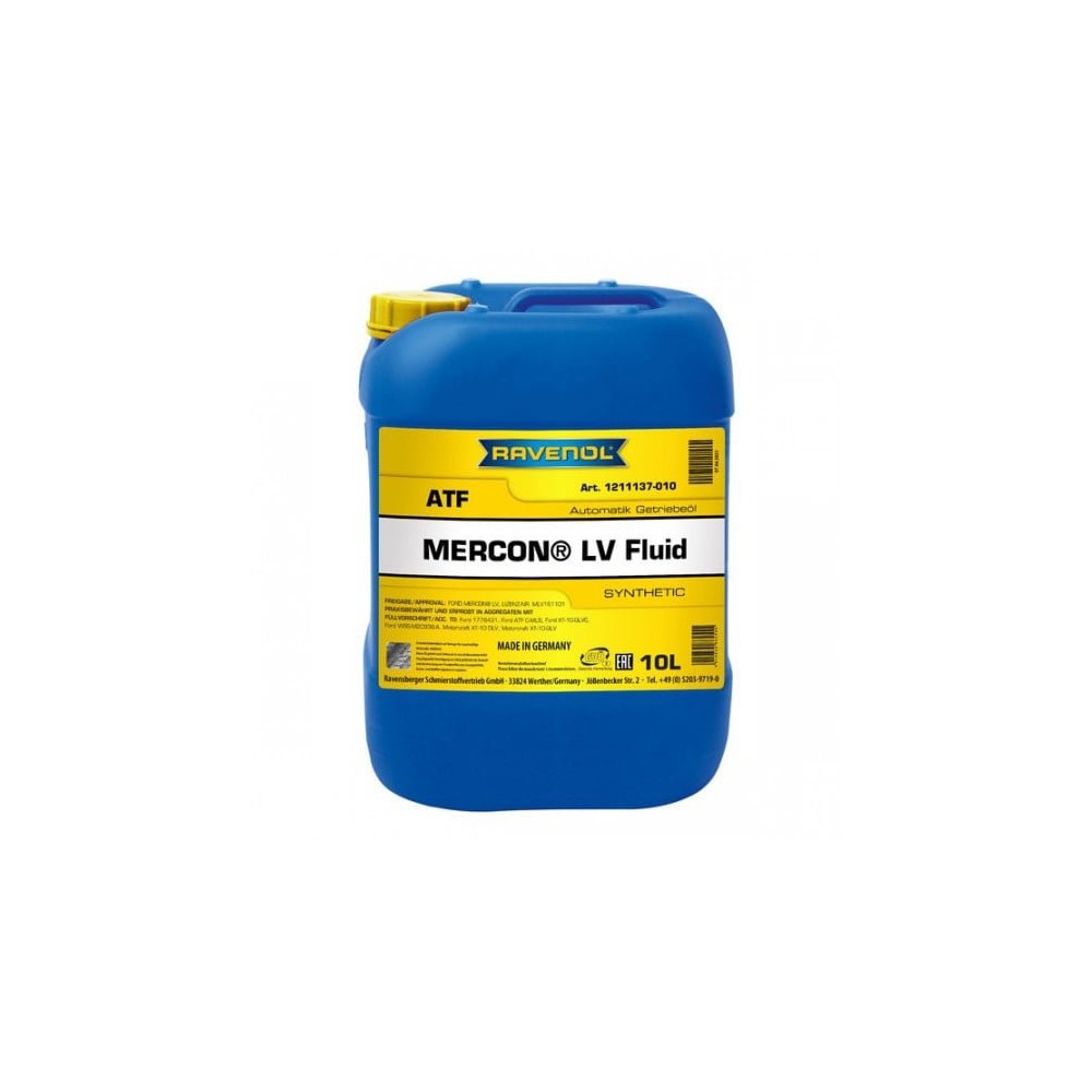 Automaattivaihteistoöljy RAVENOL Mercon LV 10L