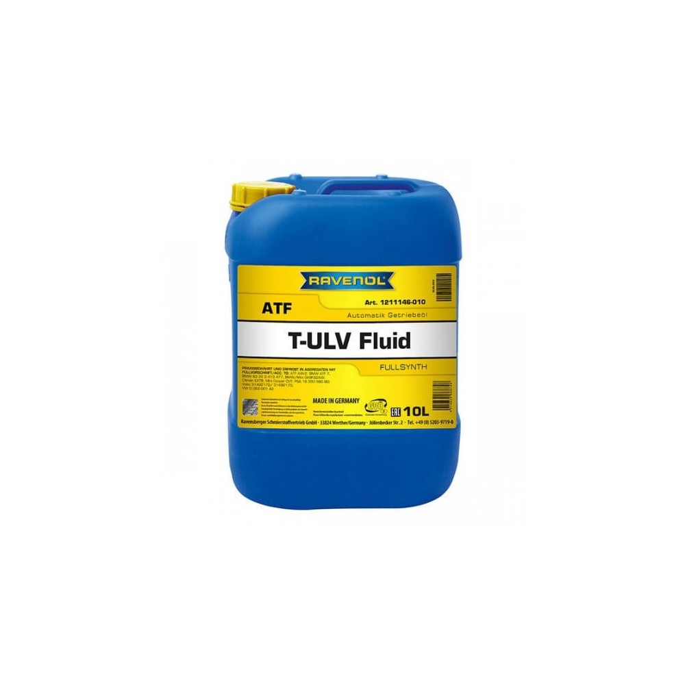 Automaattivaihteistoöljy RAVENOL ATF T-ULV Fluid 10L