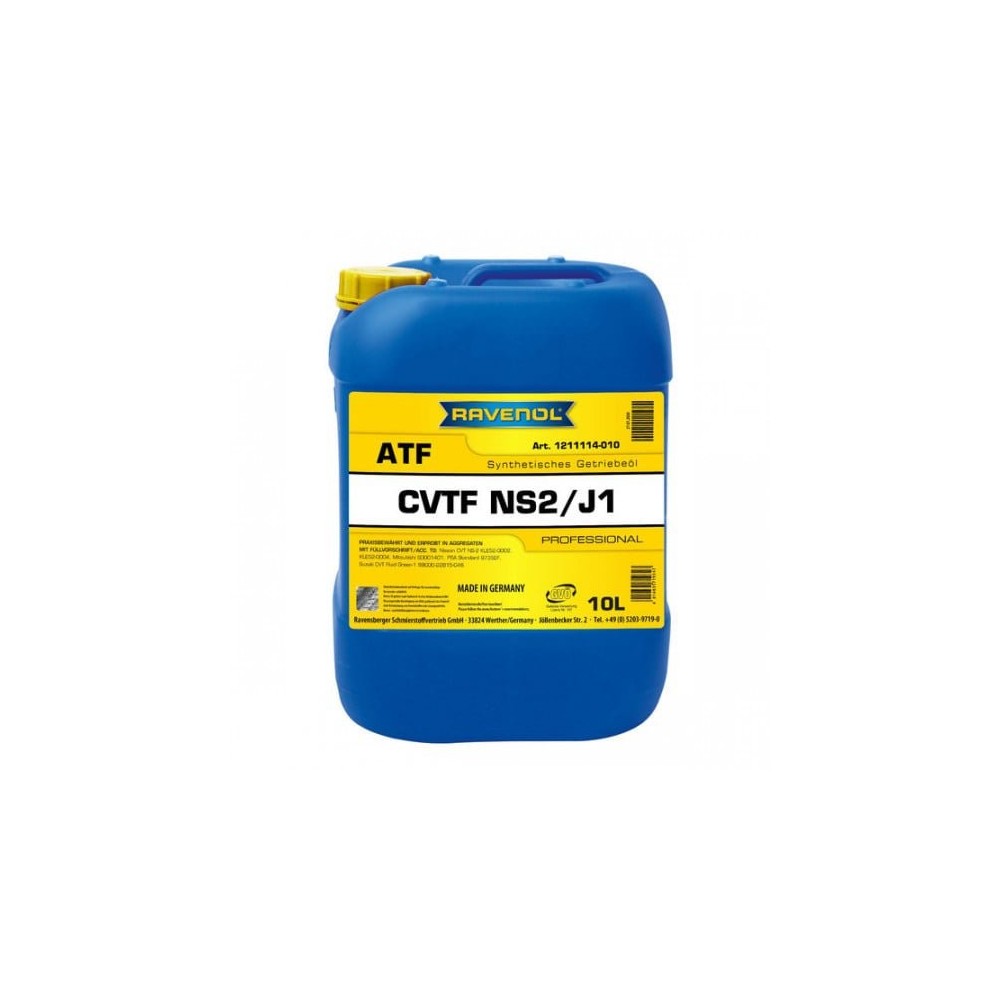 Automaattivaihteistoöljy RAVENOL CVTF NS2/J1 10L