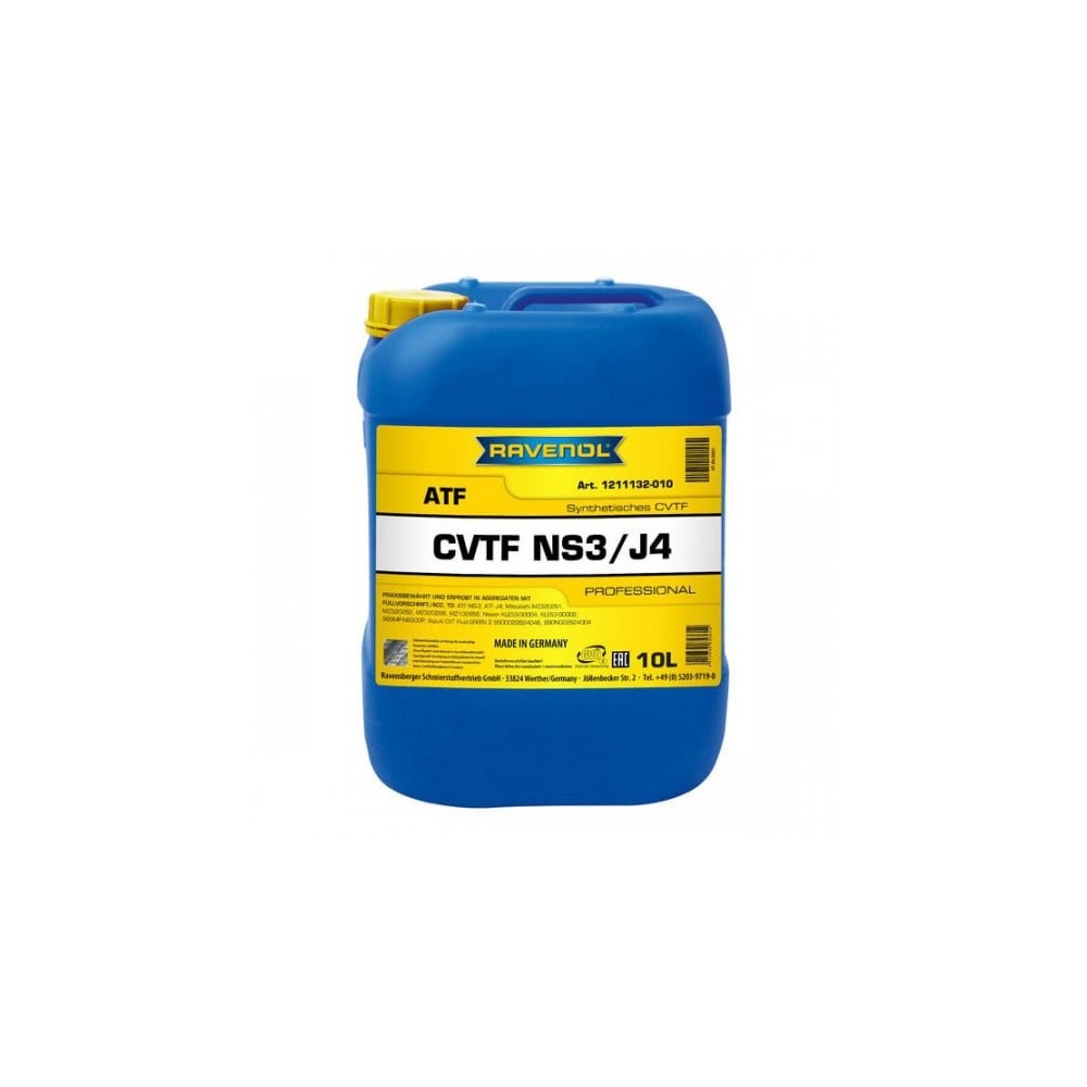 Automaattivaihteistoöljy RAVENOL CVTF NS3/J4 10L