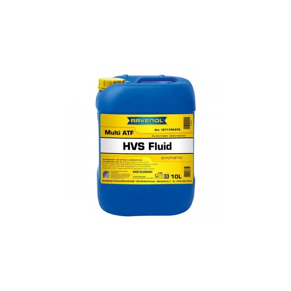 Automaattivaihteistoöljy RAVENOL ATF HVS 10L