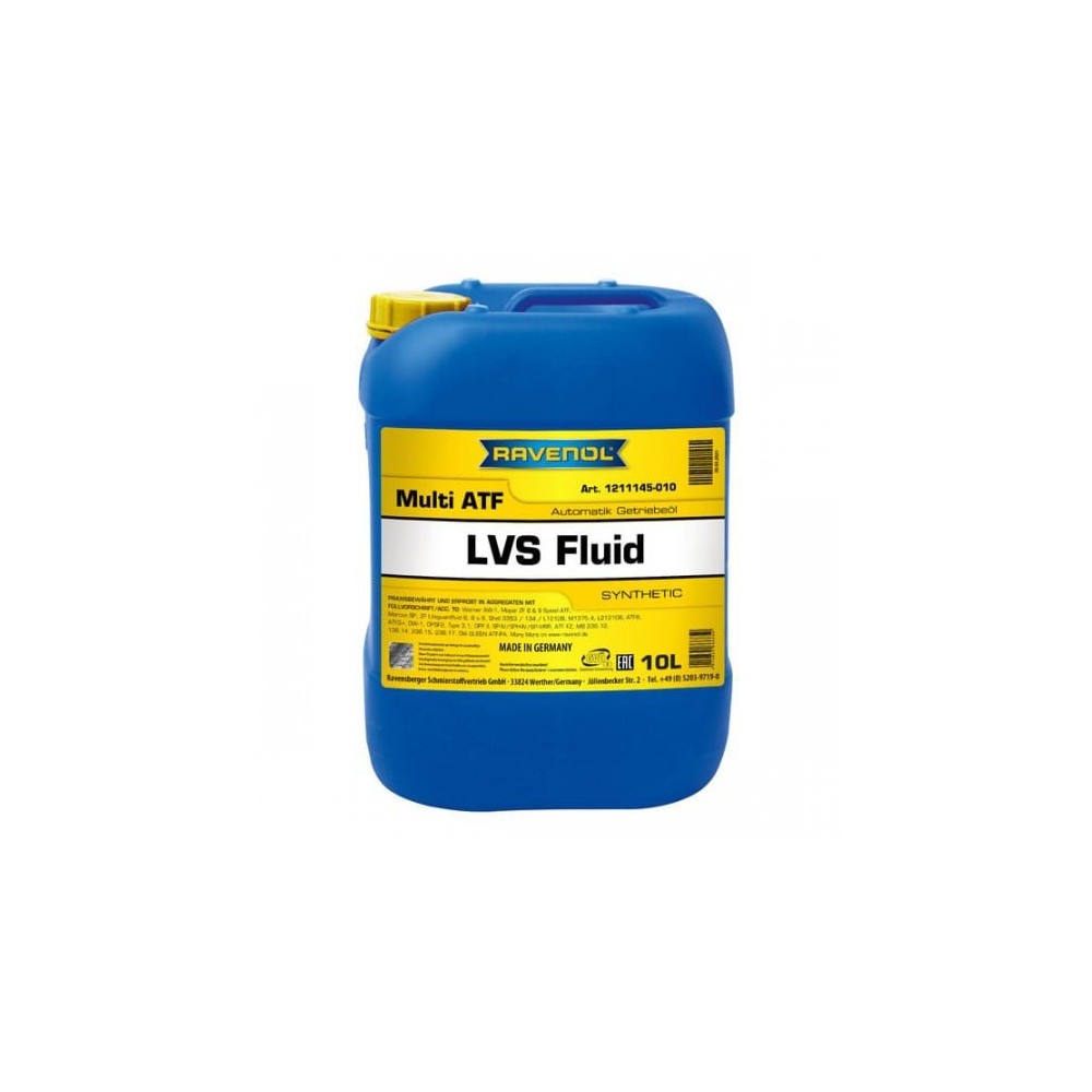 Automaattivaihteistoöljy RAVENOL ATF LVS 10L