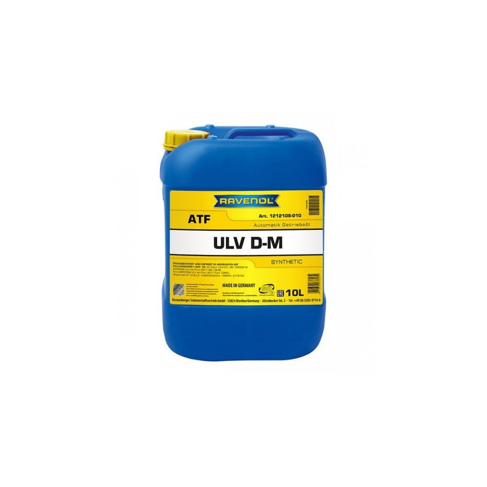 Automaattivaihteistoöljy RAVENOL ATF ULV DM 10L