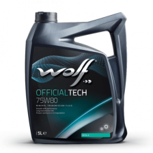 Vaihteistoöljy WOLF OFFICIALTECH 75W80 5L