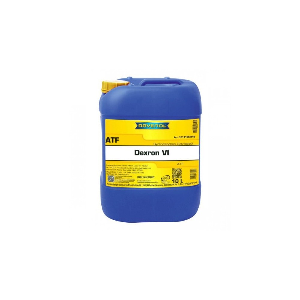 Automaattivaihteistoöljy RAVENOL ATF Dexron VI 10L