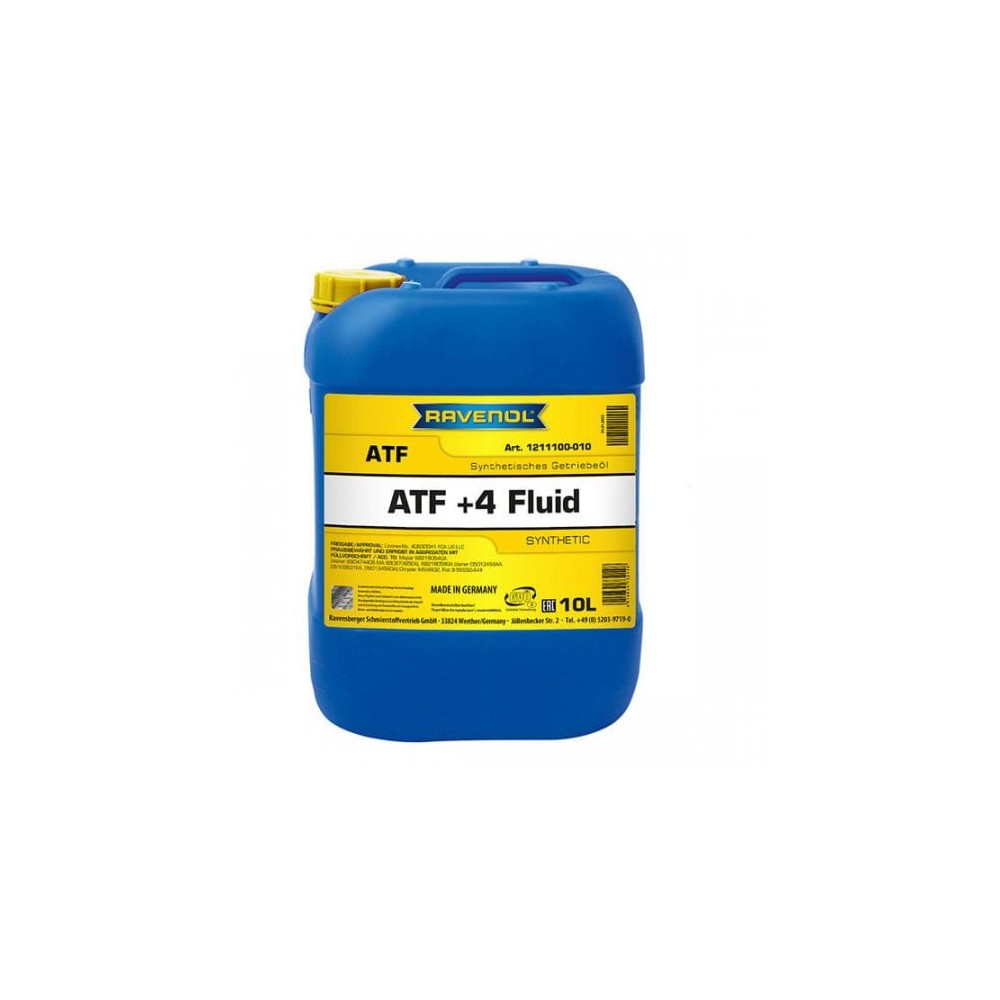 Automaattivaihteistoöljy RAVENOL ATF+4 10L