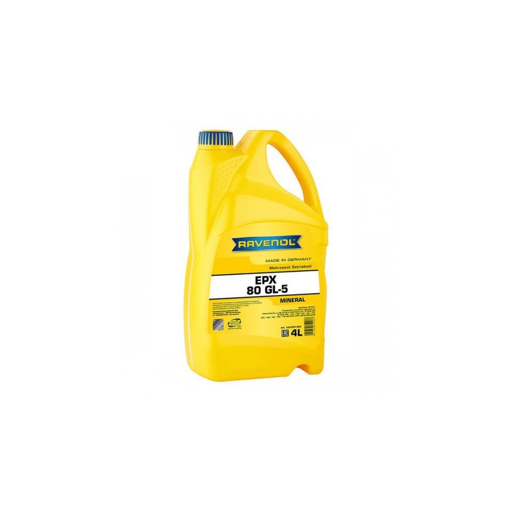 Vaihteistoöljy RAVENOL EPX 80 GL-5 4L
