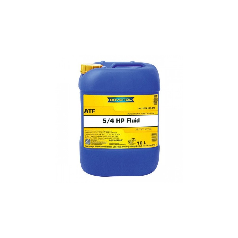 Automaattivaihteistoöljy RAVENOL ATF 5/4HP 10L