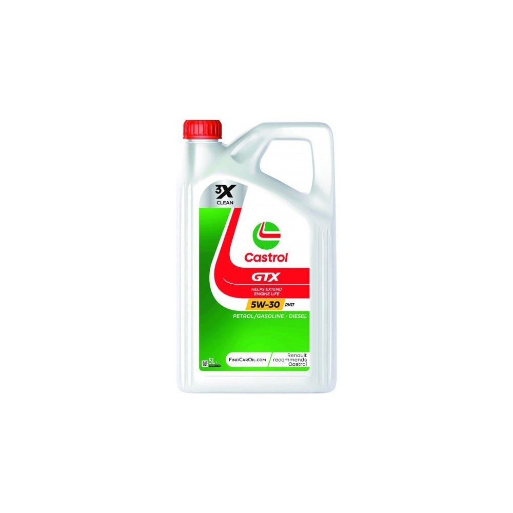 Moottoriöljy CASTROL 5W30 GTX RN17 5L