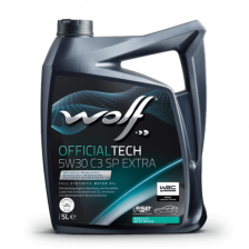 Moottoriöljy WOLF OFFICIALTECH 5W30 C3 SP EXTRA 5L