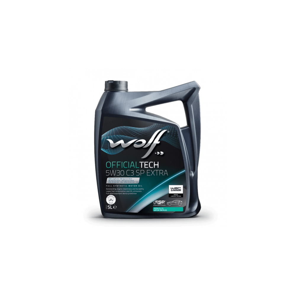 Moottoriöljy WOLF OFFICIALTECH 5W30 C3 SP EXTRA 5L