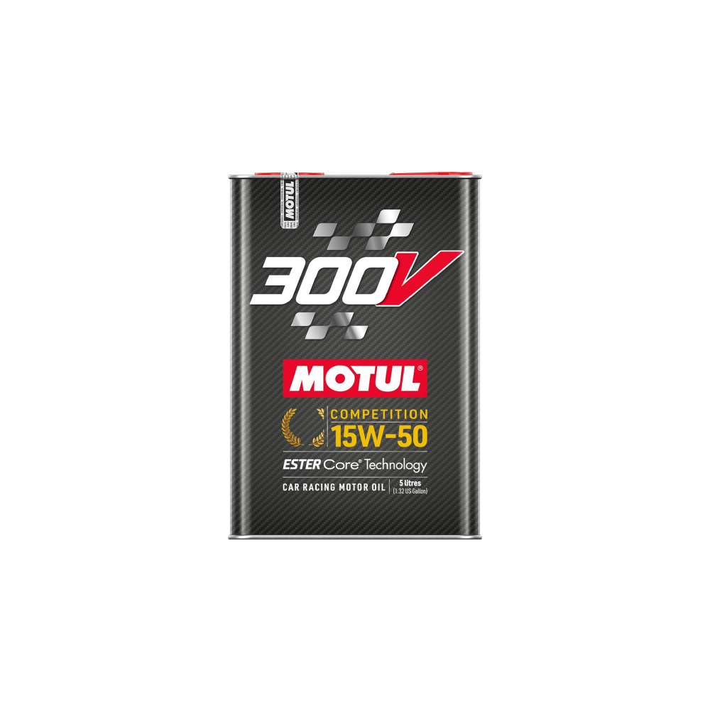 Moottoriöljy MOTUL 300V COMPETITION 15W50 5L ESTER CORE