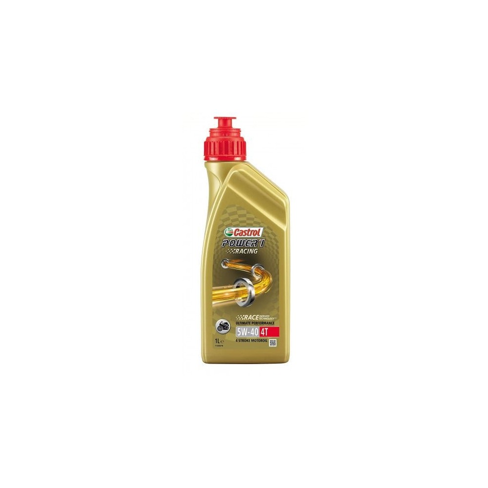 Moottoriöljy CASTROL 5W40 POWER 1 RACING 4T 1L