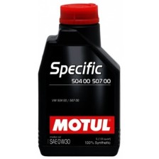Moottoriöljy MOTUL SPECIFIC 504 00 507 00 0W30 1L