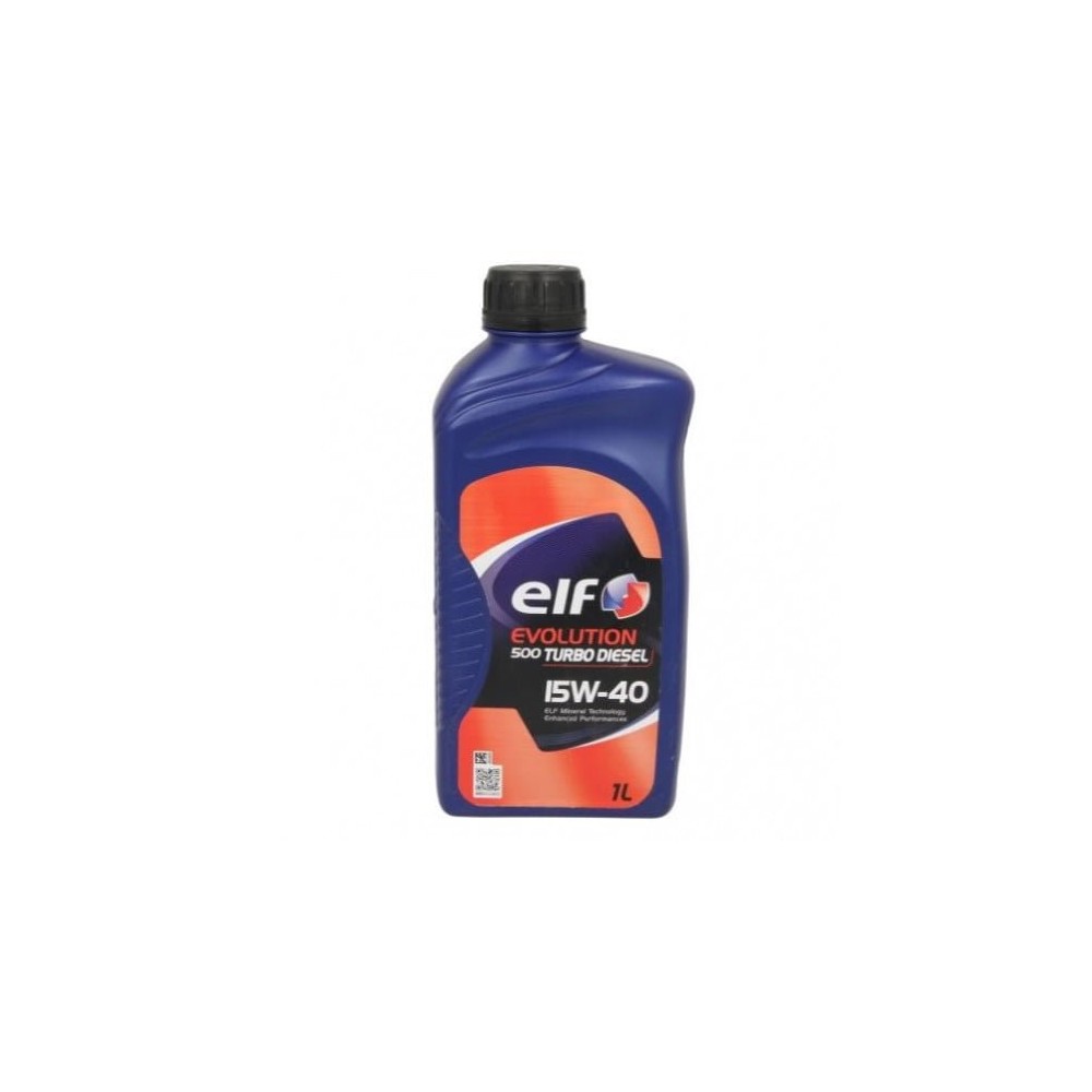Moottoriöljy ELF EVOLUTION 500 TURBO DIESEL 15W40 1L
