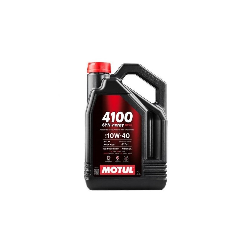 Moottoriöljy MOTUL 4100 SYN-NERGY 10W40 5L