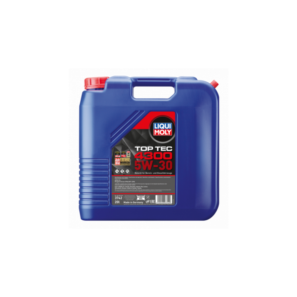 Moottoriöljy LIQUI MOLY TOP TEC 4300 5W30 20L