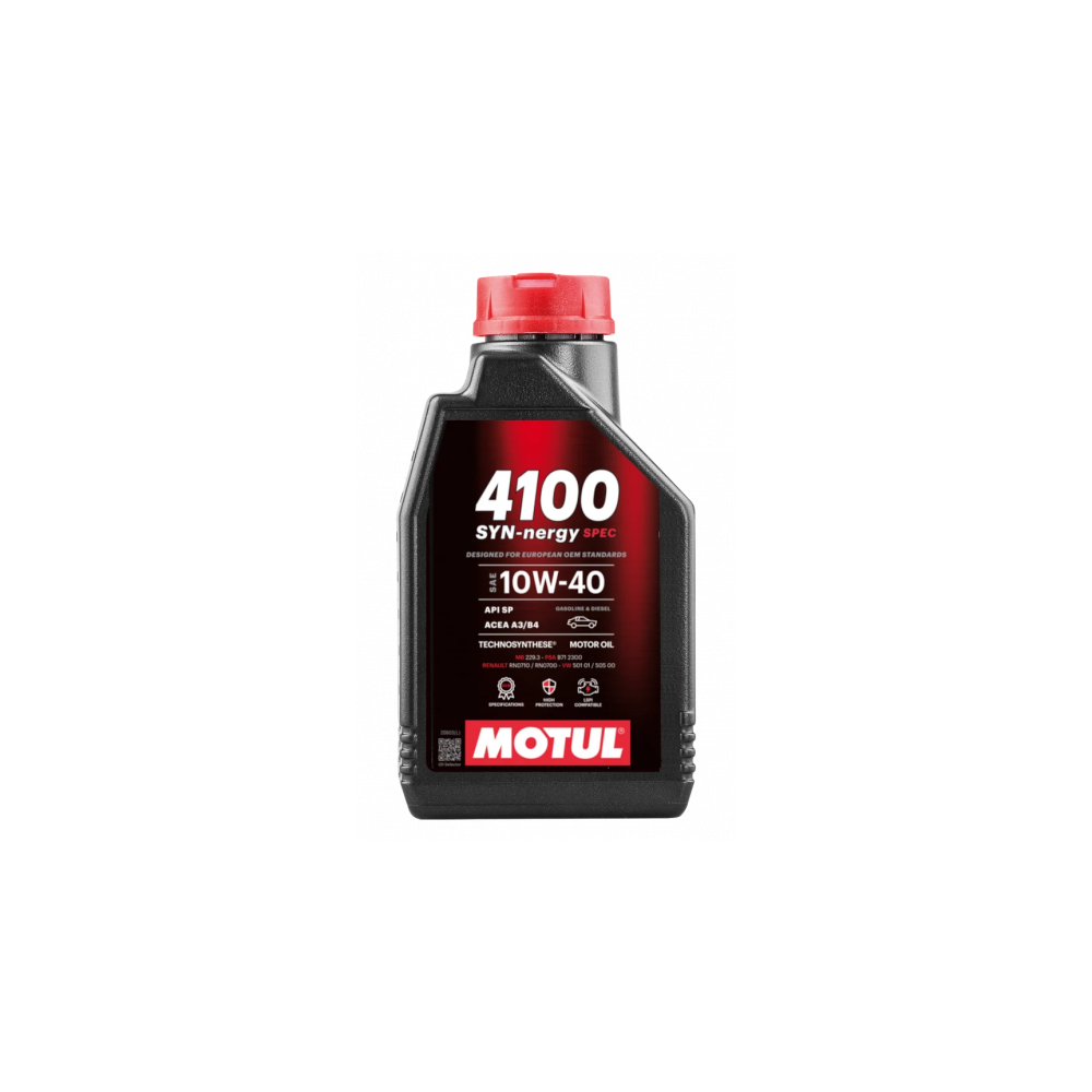Moottoriöljy MOTUL 4100 SYN-NERGY 10W40 1L