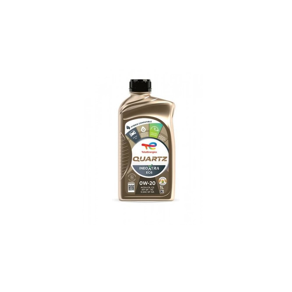 Moottoriöljy TOTAL 0W20 QUARTZ INEO XTRA EC6 1L