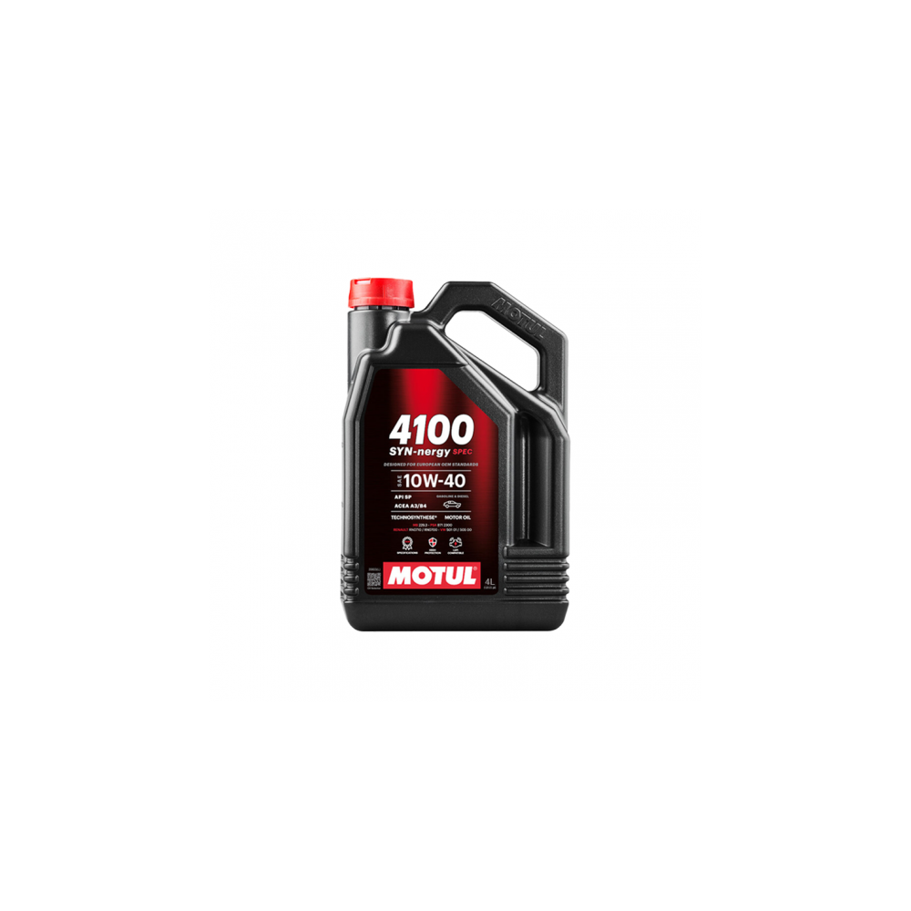Moottoriöljy MOTUL 4100 SYN-NERGY 10W40 4L