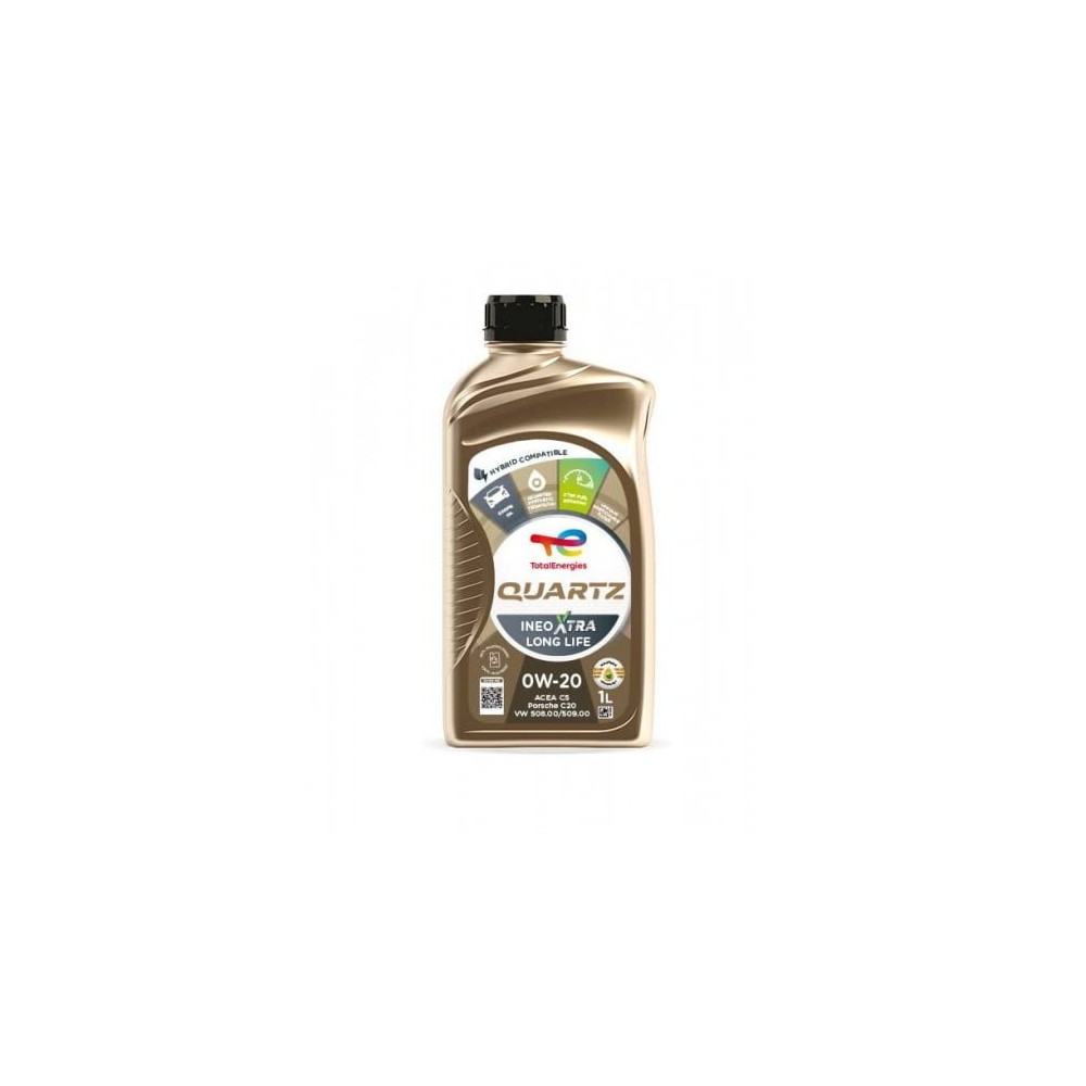 Moottoriöljy TOTAL 0W20 QUARTZ INEO XTRA LONG LIFE 1L