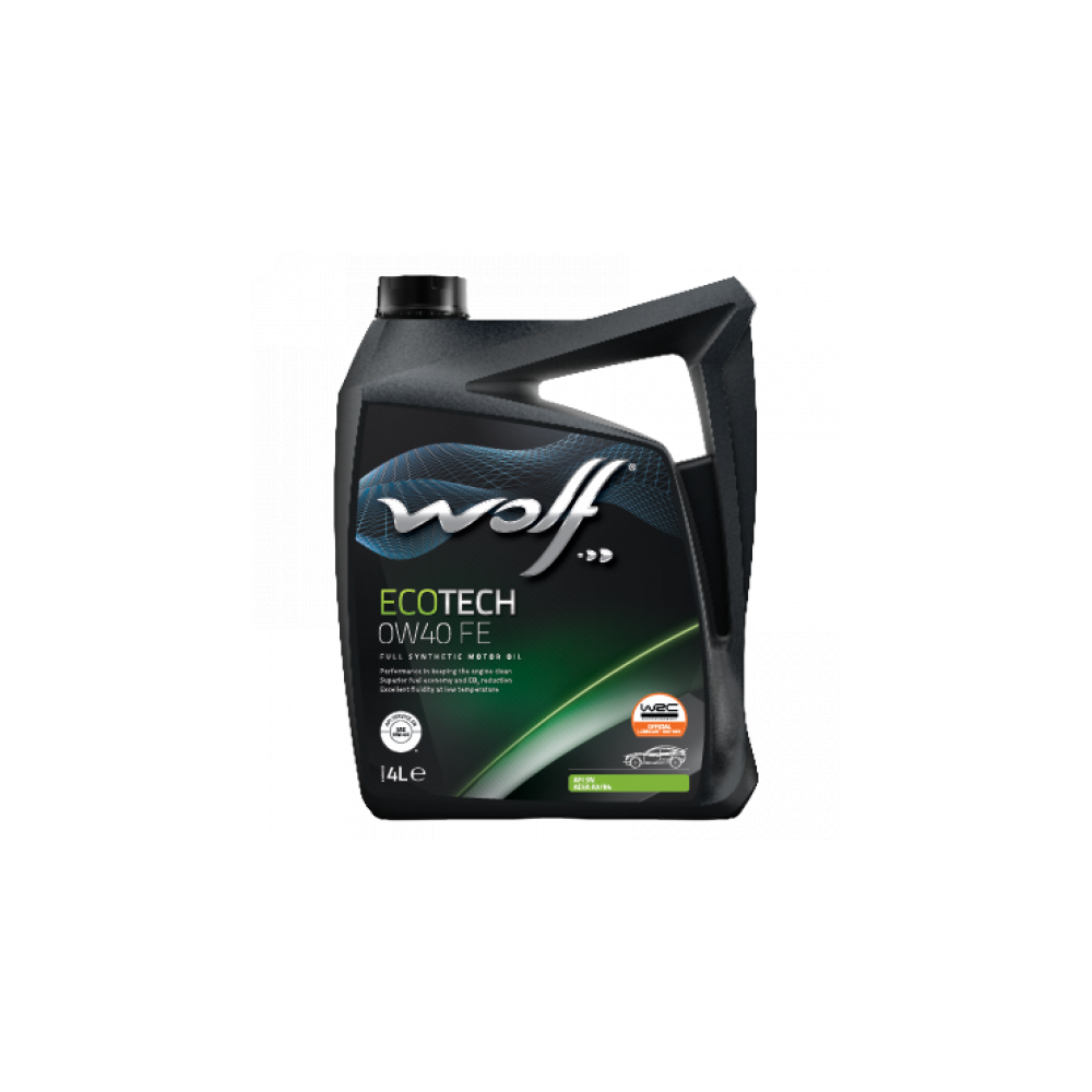 Moottoriöljy WOLF ECOTECH 0W40 FE 4L